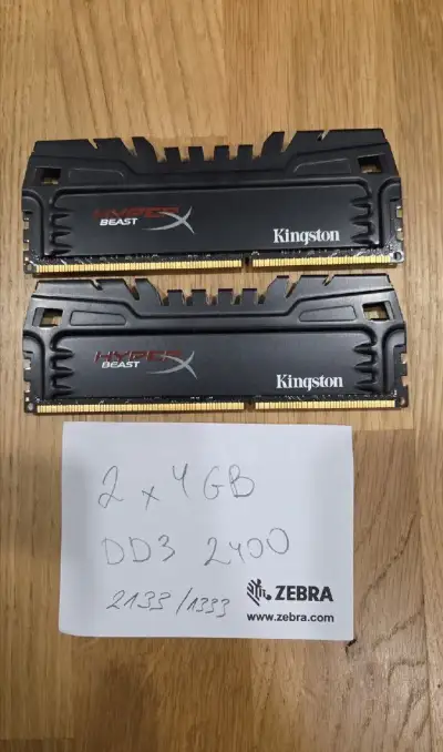 Kingston 2x4GB DDR3 2400