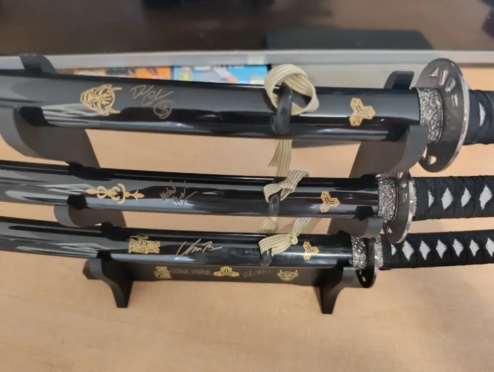 3x Katana HATTORI HANZO KILL BILL - replika +podpisy