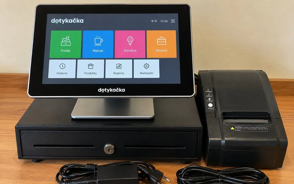 Dotykačka 15” – kompletní pokladní systém
