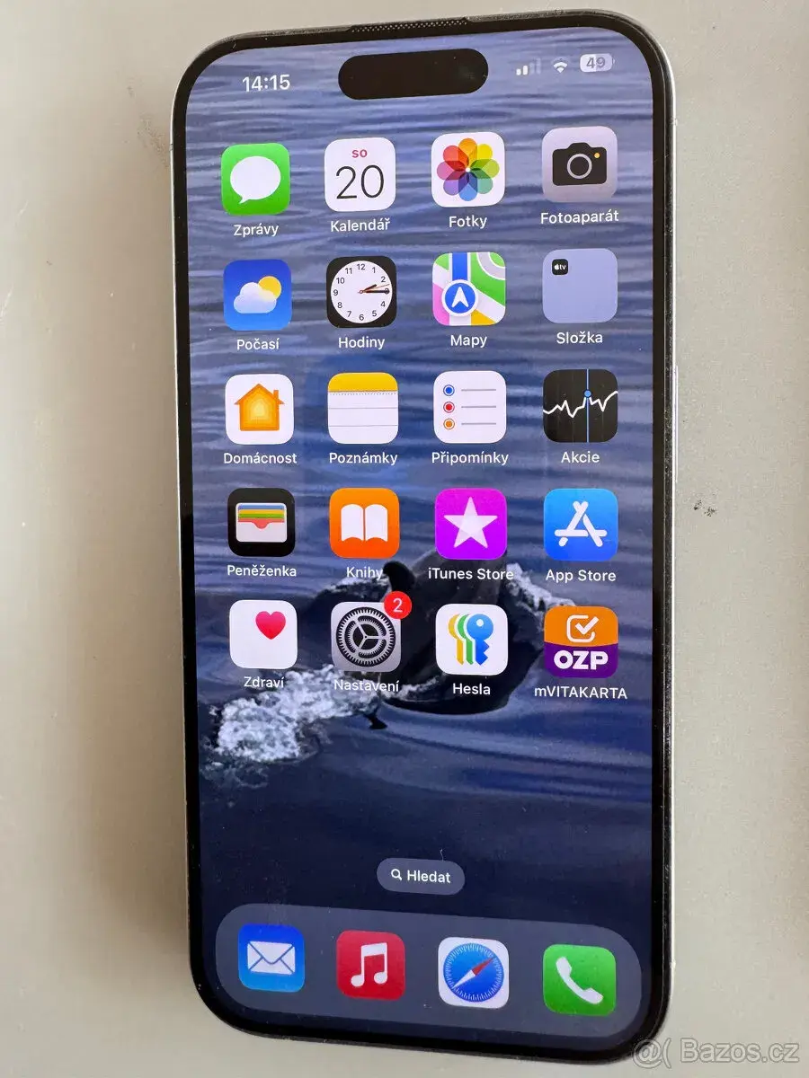 Telefon Apple Iphone 15 Pro s doklady - stav