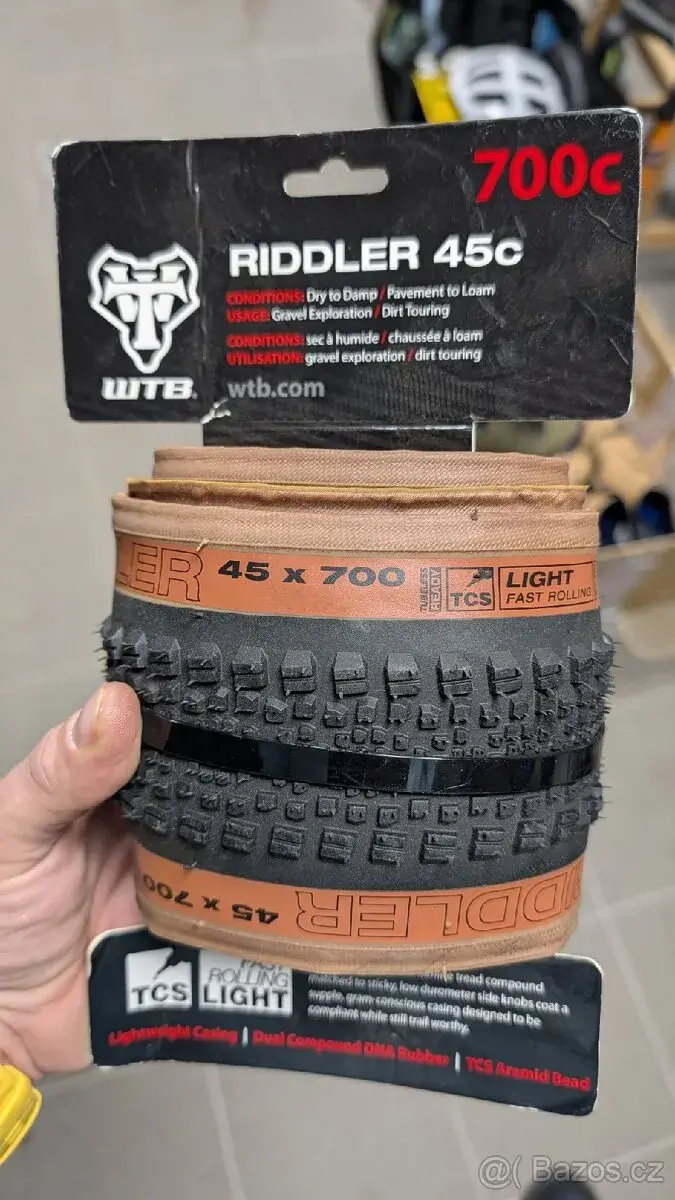 Gravel plášť WTB Riddler 700x45 nový