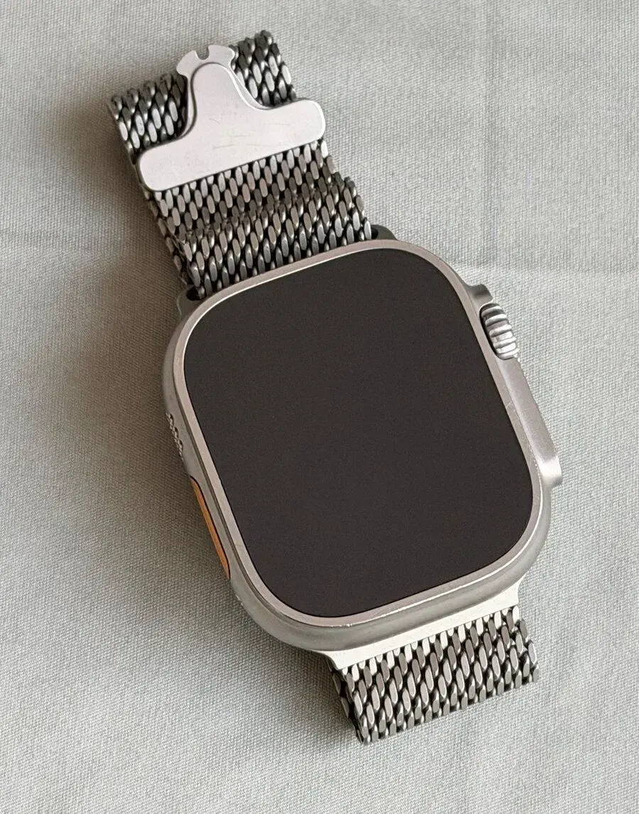 Apple Watch Ultra 1 + Milansky tah / Milanese Loop S + Sport