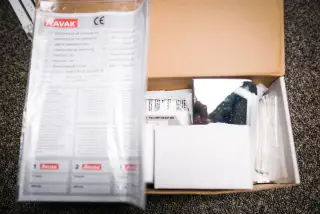 Ravak B SET BVS1 80 – chromové kování k vanové zástěně