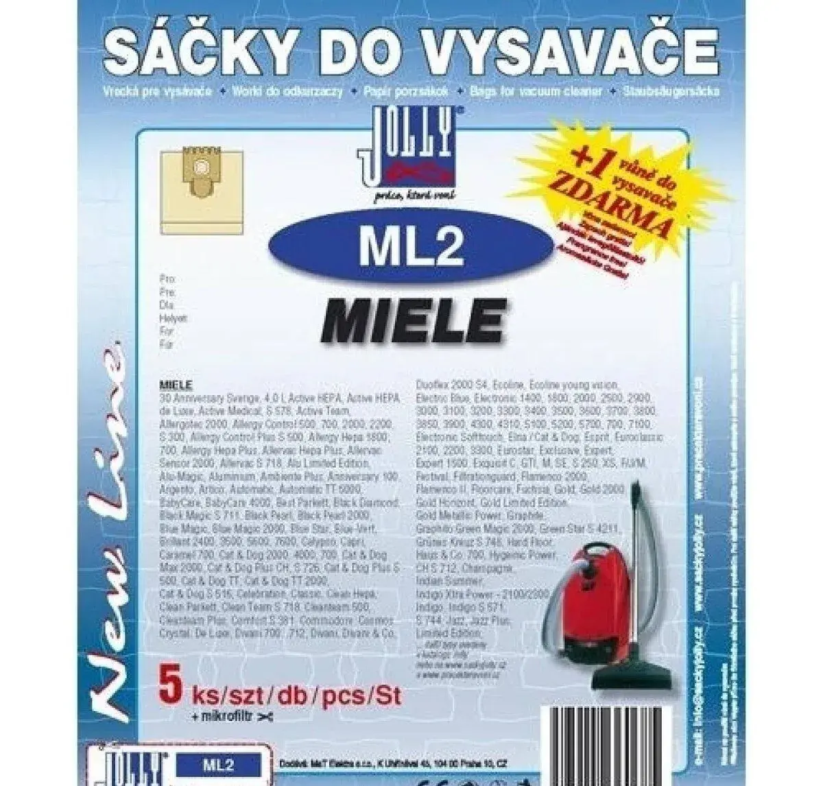 Sáčky do vysavače Miele ML2
