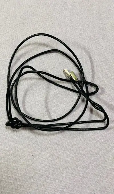 Originál Pandora černý kožený náhrdelník