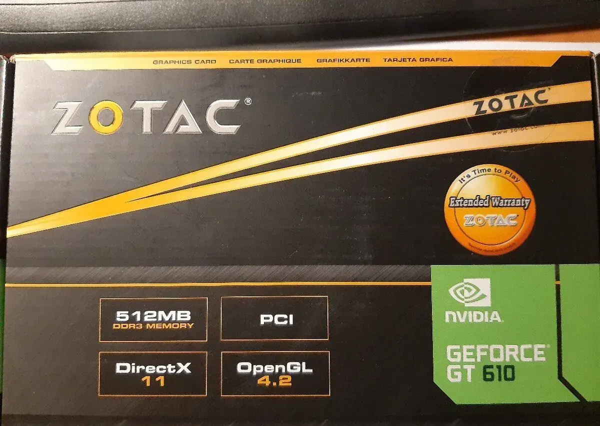 Low-Profile grafická karta Zotac GeForce GT 610 (512MB)