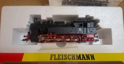 H0 Fleischmann 4094 parní lokomotiva DB 94 s orig.obalem.