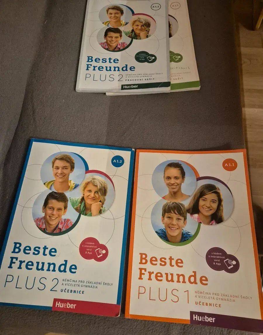 Učebnice a pracovní sešit BESTE FREUNDE PLUS 1,2