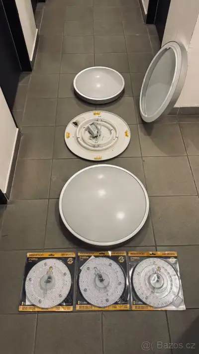 3x LED kulaté světlo, vč. Náhradních zdrojů