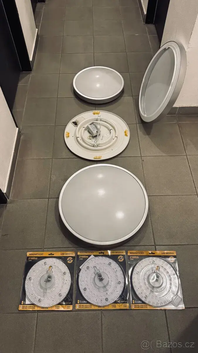 3x LED kulaté světlo, vč. Náhradních zdrojů