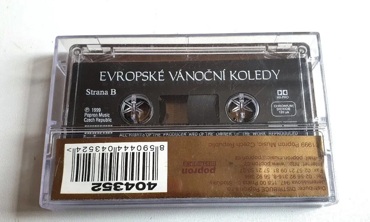 Evropské vánoční koledy - kazeta -MC