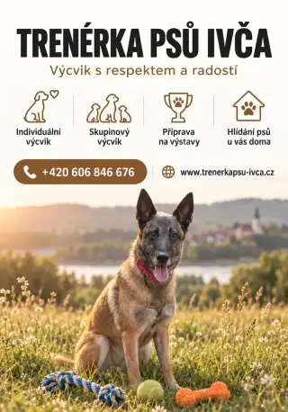 Trenérka psů Ivča – výcvik, hlídání a příprava na výstavy