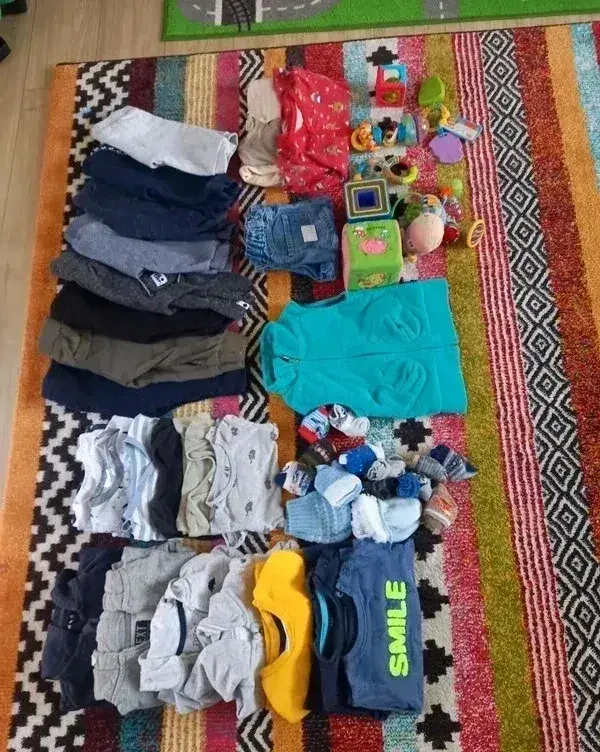 Set podzimního oblečení pro chlapečka 74