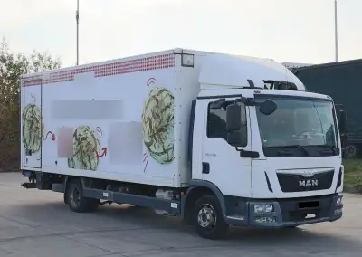MAN TGL 7.180, SKŘÍŇ, 14 PALET, EURO 6, HYDRAULICKÉ ČELO