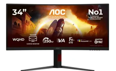 LCD monitor AOC Gaming 34" CU34G4ZCA