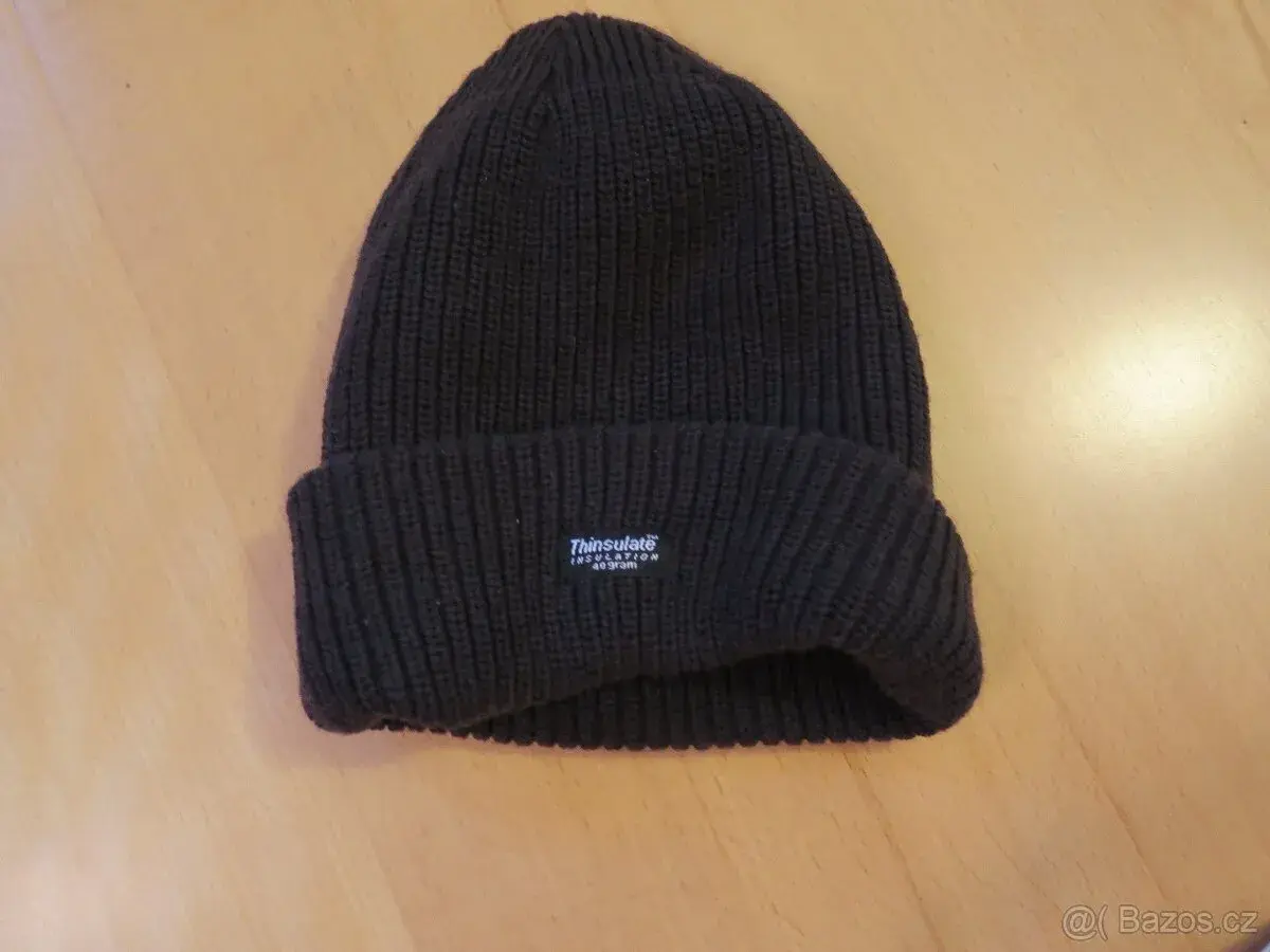 Thinsulate zateplený úpletový kulich, nošený