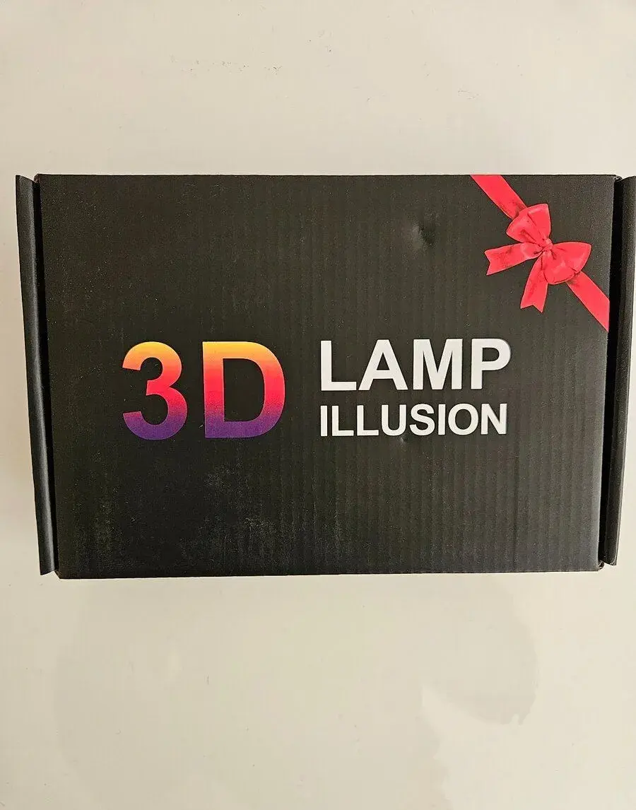 3D LED lampička s iluzivním efektem