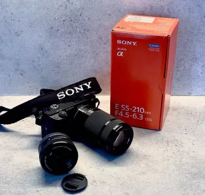 Kamera Sony A6400+objektivy 16–50 a 55–210|pouze 2691 snímků