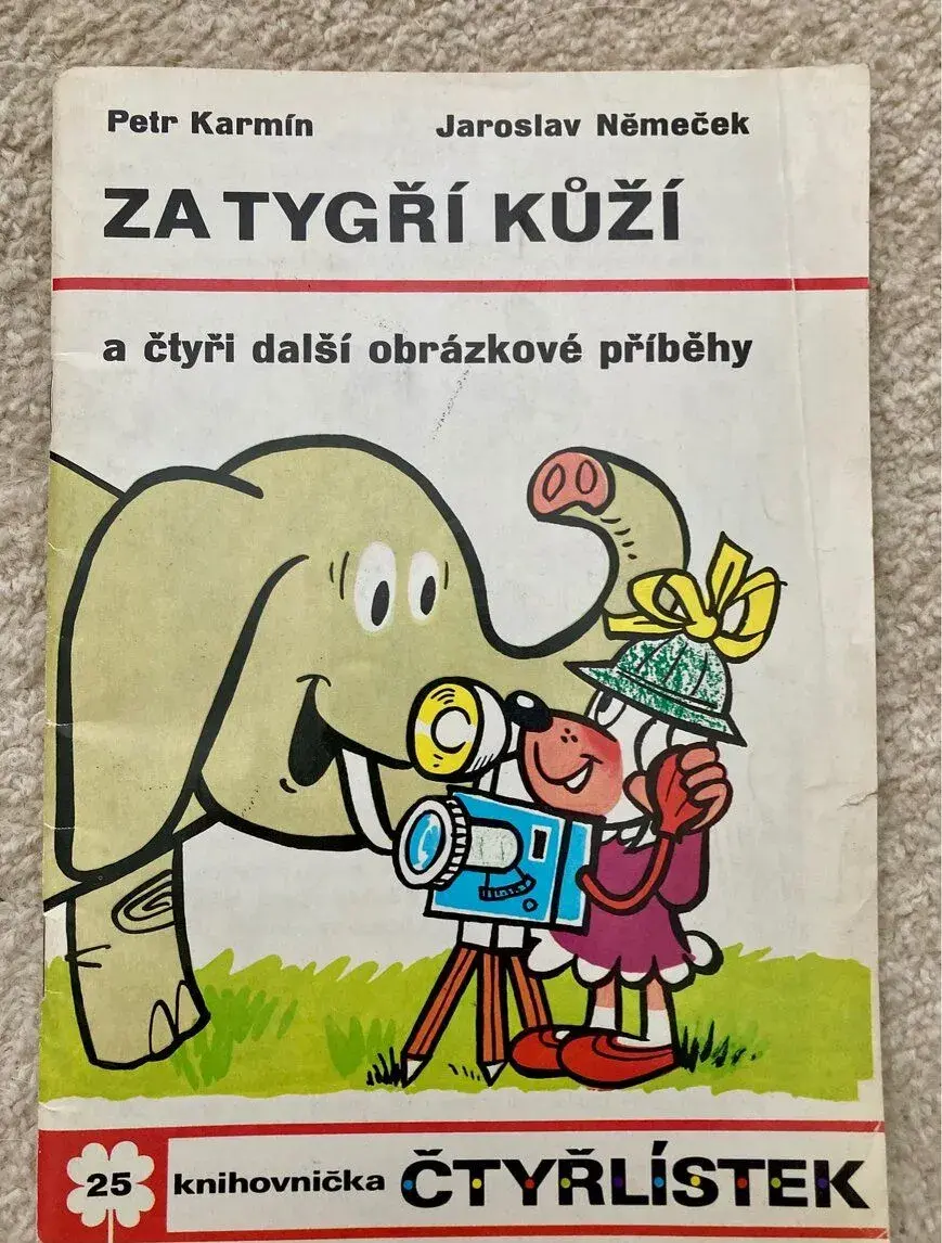 Čtyřlístek č. 25 Za tygří kůží - pěkný stav