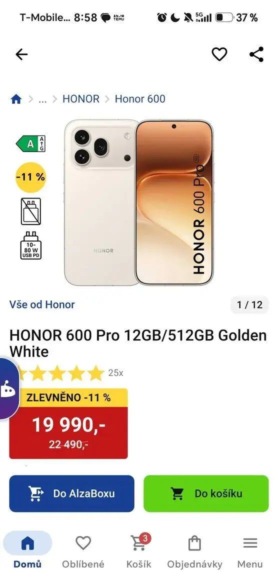 Honor 600 pro