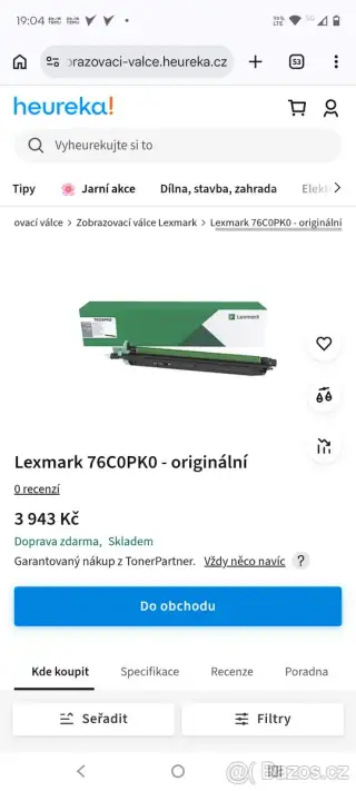 Originál Lexmark 76C0PK0