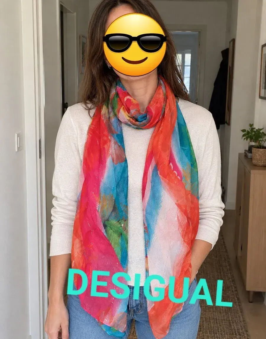 Desigual šátek Polynesia nový s visačkou Značkovy