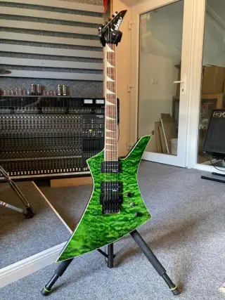 Jackson KEXQ Kelly X series Green Quilted Maple