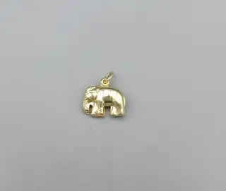Zlatý přívěsek slon 1,00g, 14 kt, 585/1000