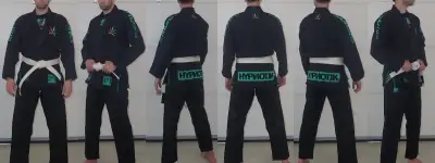 BJJ Gi Hypnotik ZenRoll V2 [100% HEMP] černé A0,A1,A2,A3