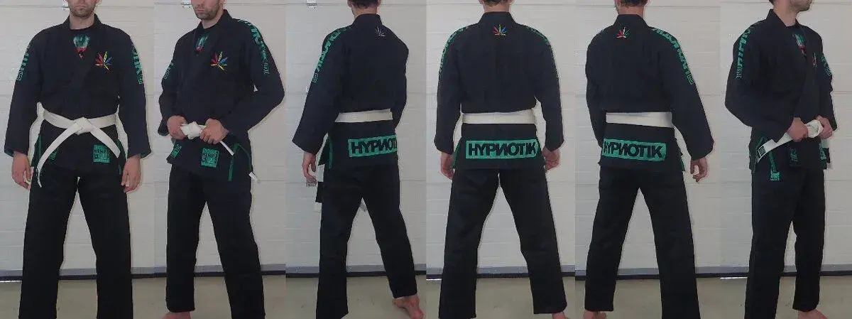 BJJ Gi Hypnotik ZenRoll V2 [100% HEMP] černé A0,A1,A2,A3