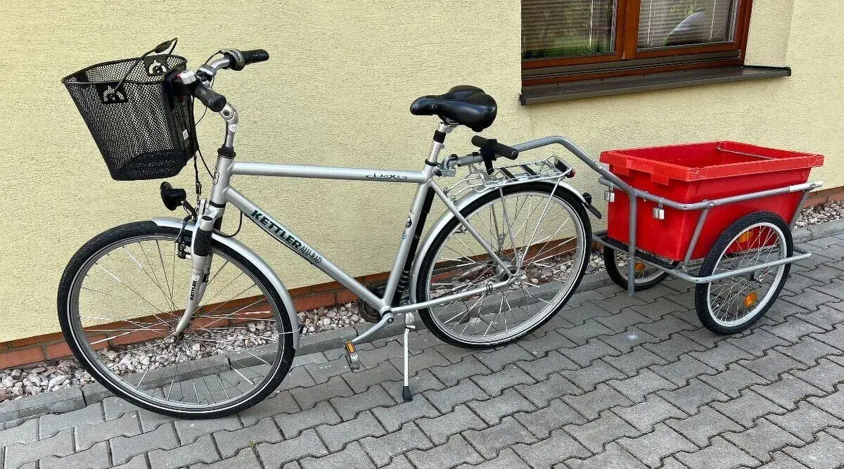 Jizdní kolo Kettler + vozík