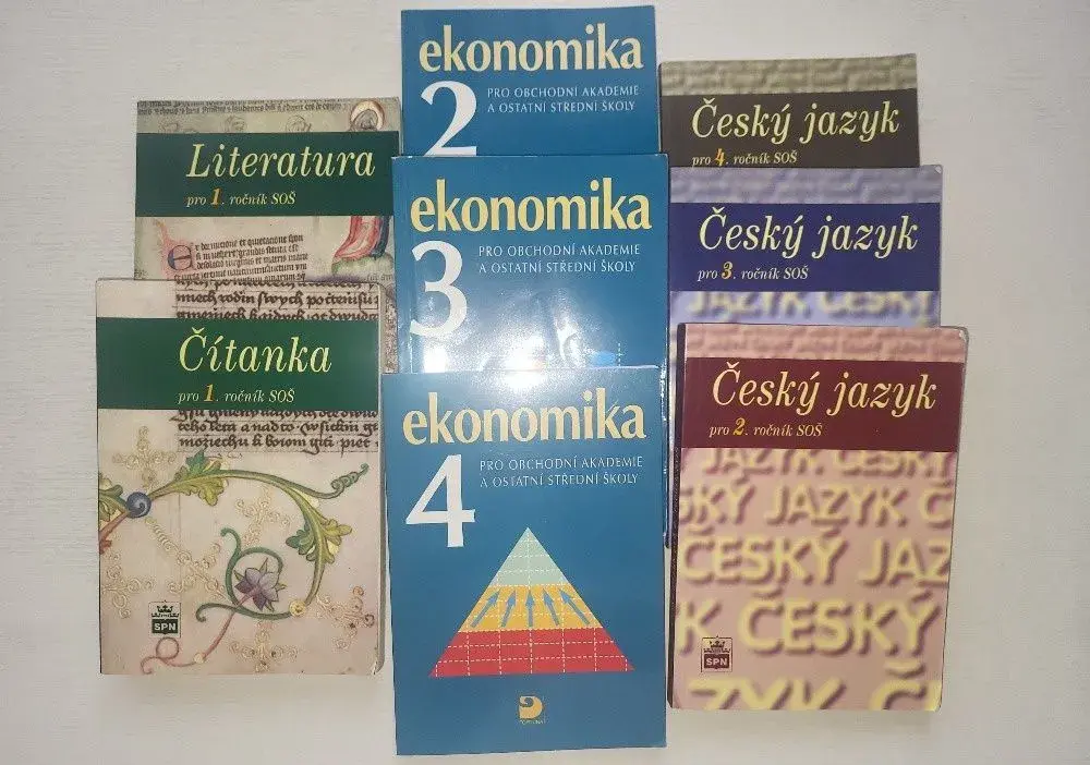 Učebnice pro gymnázium a obch.akadamií