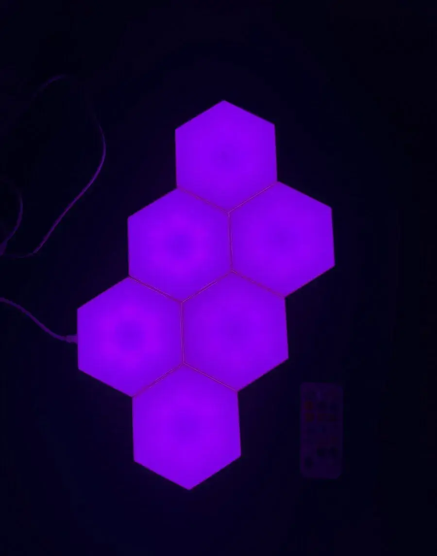 RGB Šestihranné svítidlo