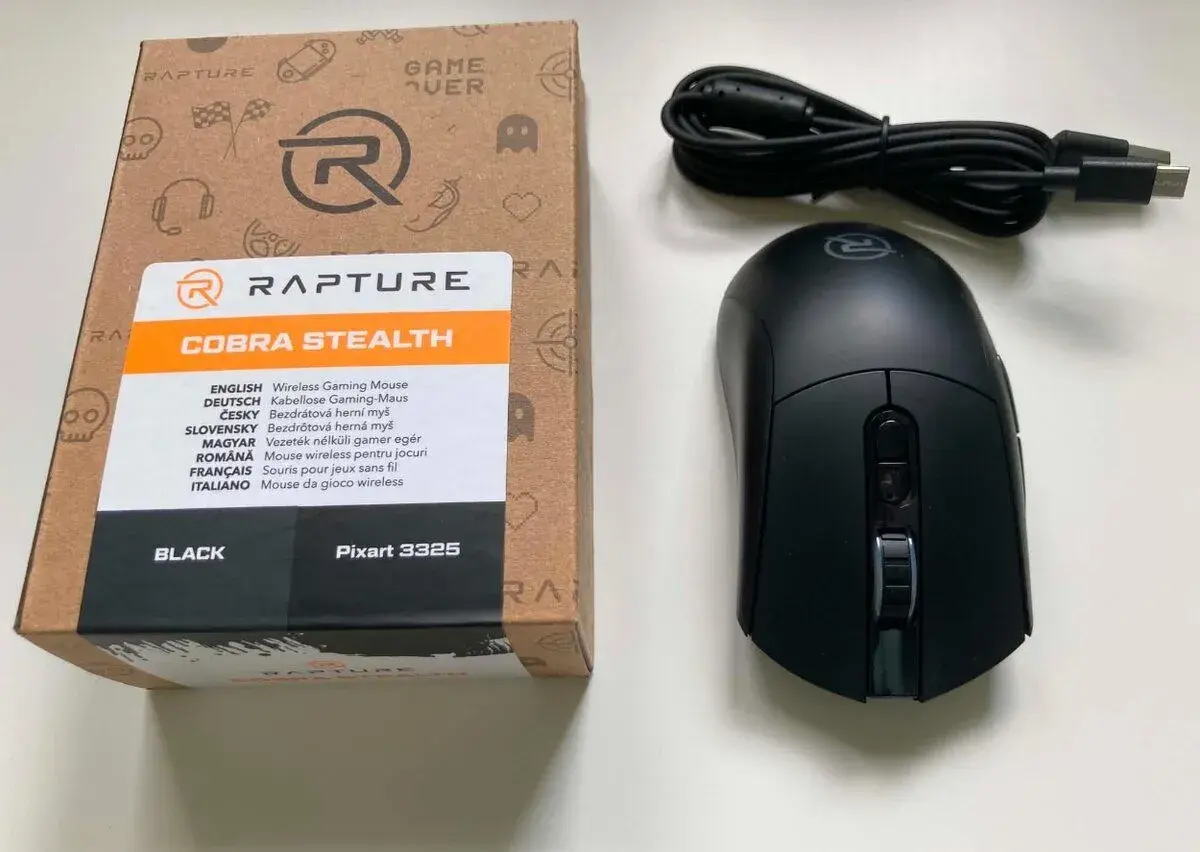 Bezdrátová herní myš Rapture COBRA STEALTH – NOVÁ
