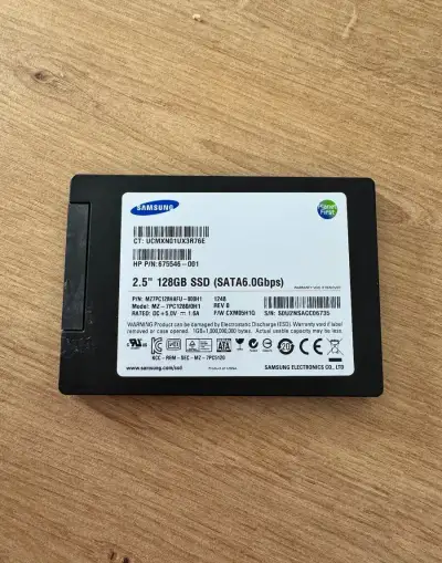 Samsung 2.5" 128GB SSD SATA