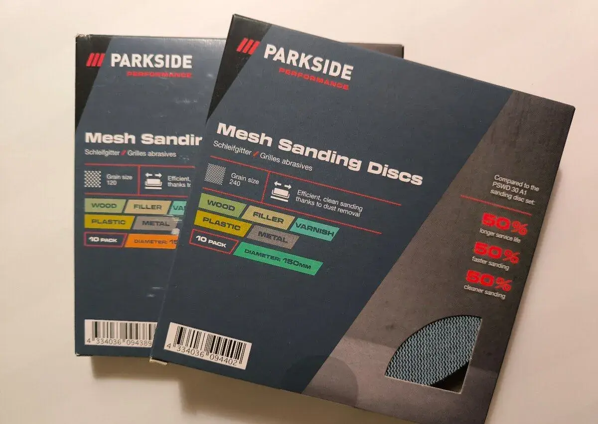 Parkside Performance brusné mřížky 150mm
