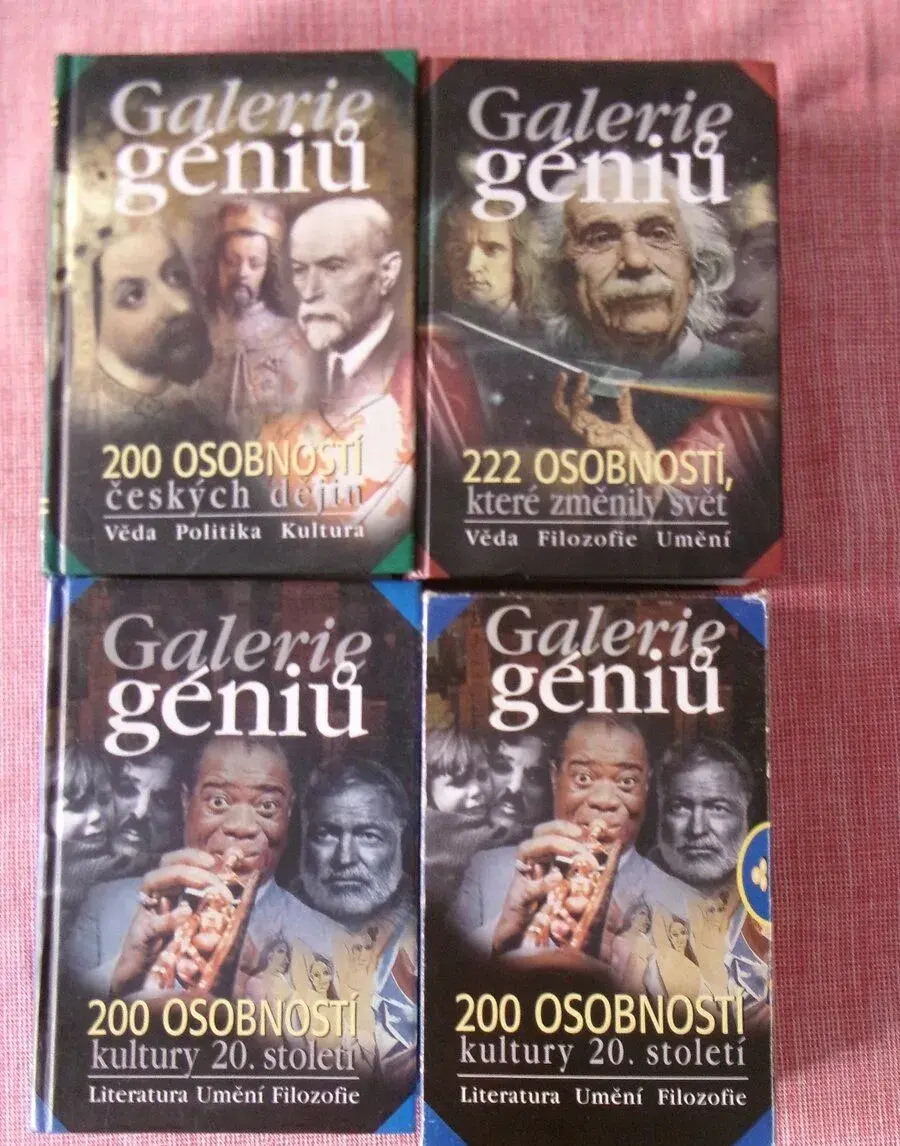 Galerie géniů 1,2,3 - komplet + 200 karet.