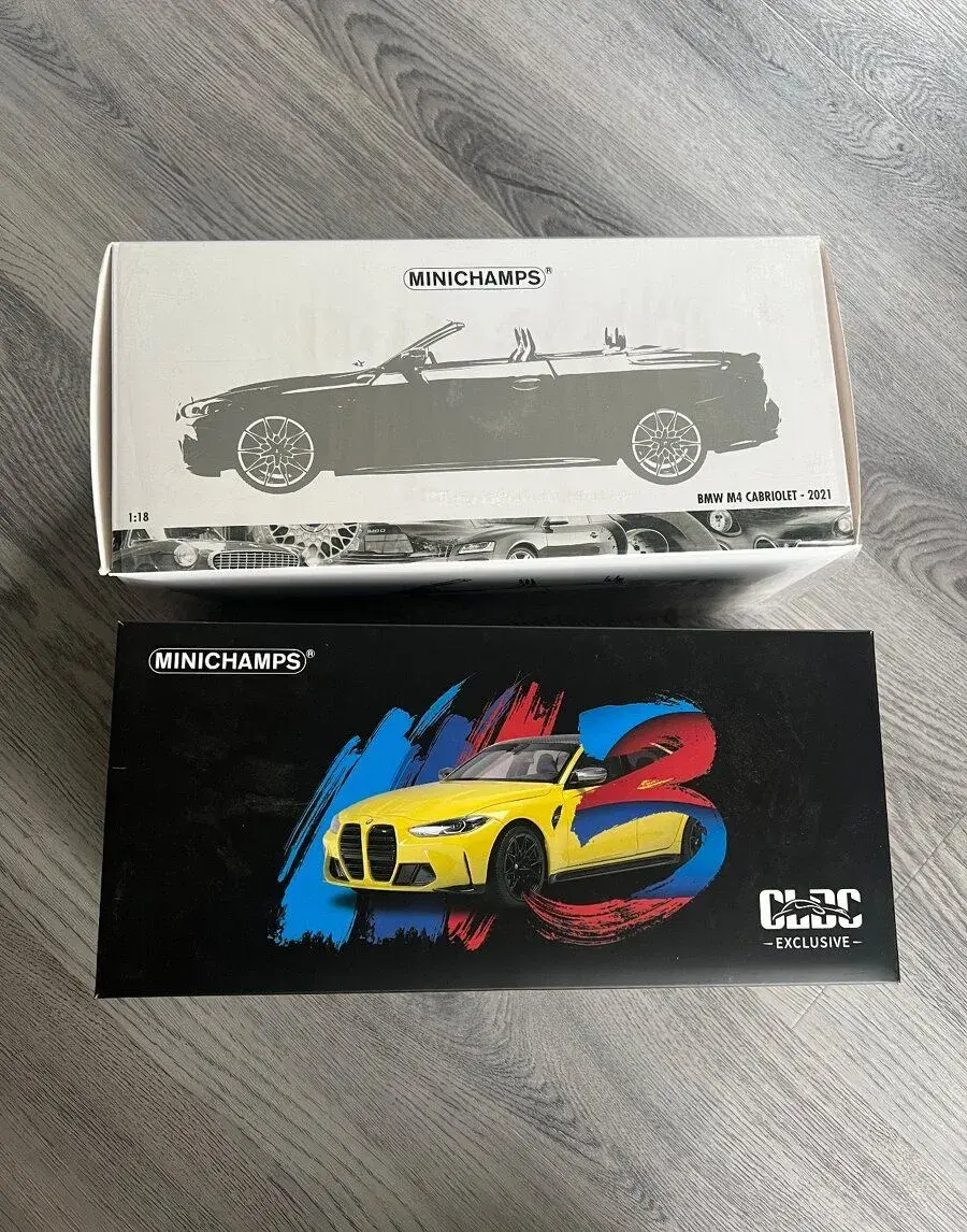 BMW M4 cabrio a M3 1:18 Minichamps