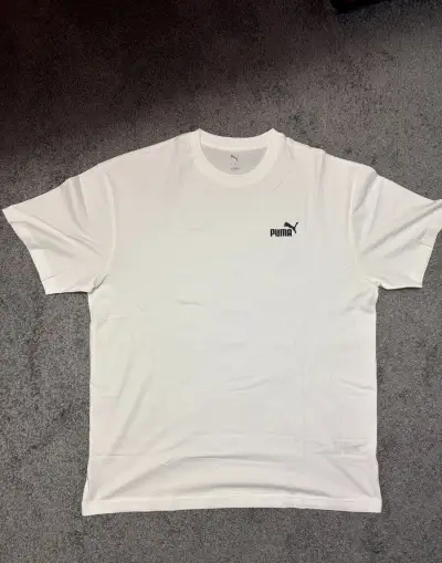 PUMA - bílé tričko, velikost L (XL)