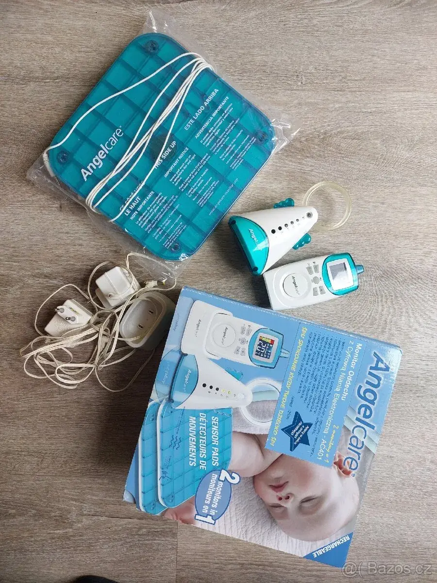 Angelcare monitor dechu,chuvicka,2 sady