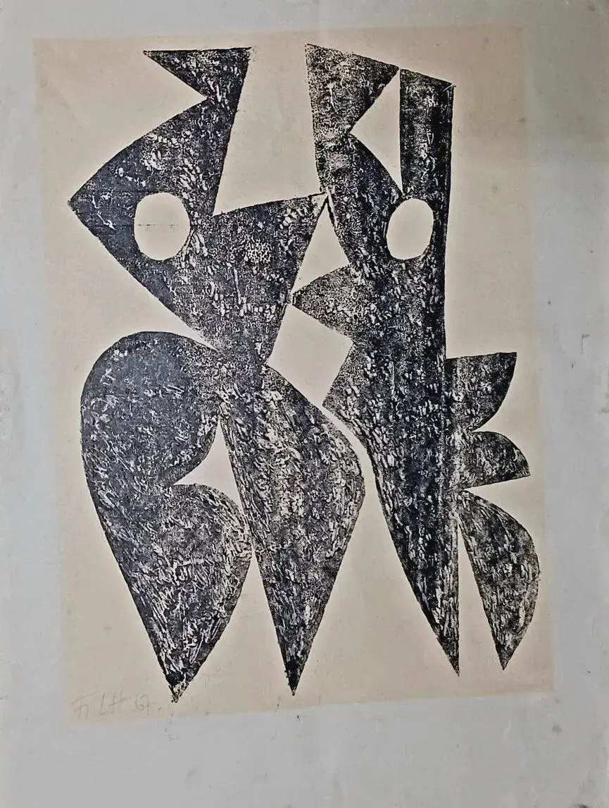 FRANTIŠEK LHOTKA -1929.Tvary. Komb.tech.