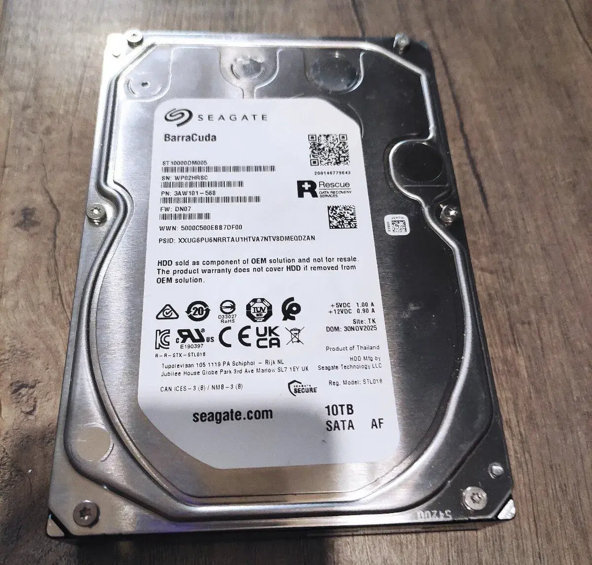 Seagate BarraCuda 10TB