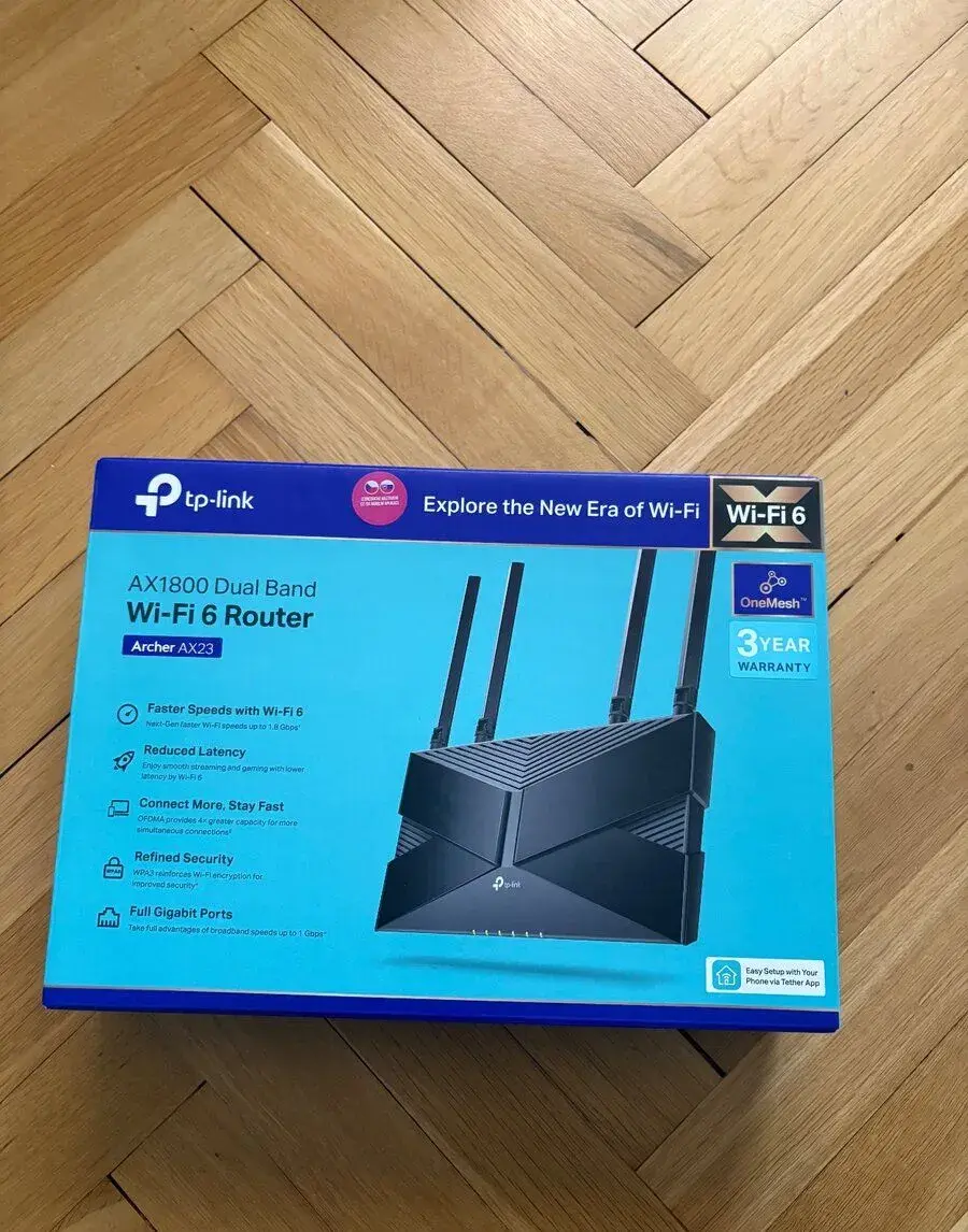 Wi-Fi router TP-Link Archer AX23 (AX1800) s podporou
