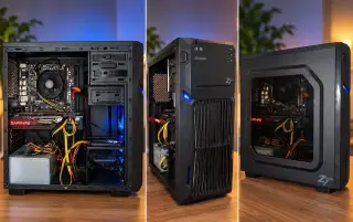 Herní PC Ryzen 5 2600/RX 5700 XT 8GB/ 32GB + 27" IPS mon.