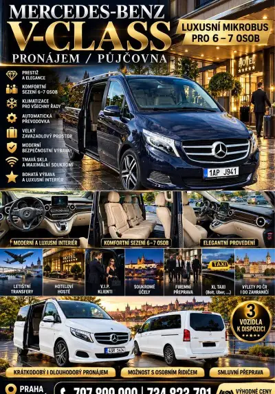 MERCEDES-BENZ V-CLASS | PRONÁJEM PRAHA