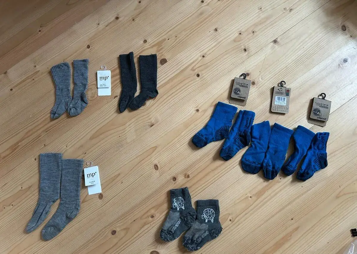 teplé MERINO ponožky 6-24m