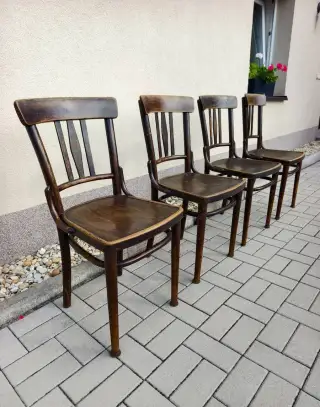 Nádherné starožitné židle Thonet_velmi staré_cena za kus