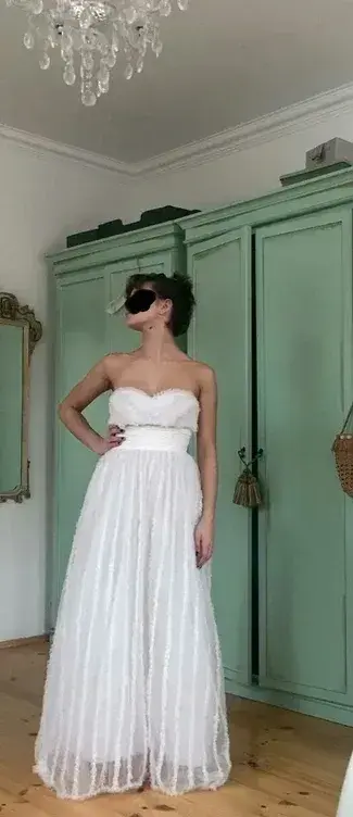 Nové společenské dlouhé hedvábné maturitní plesové šaty