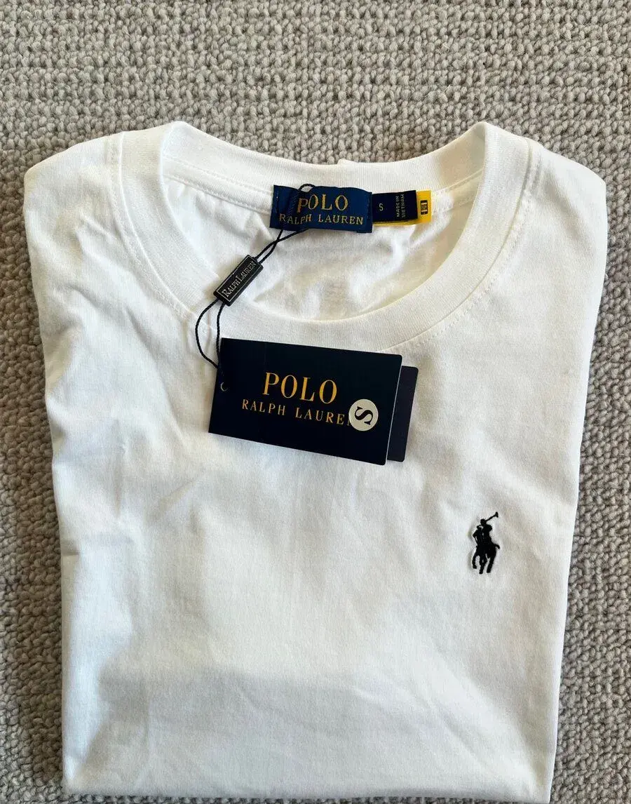 Polo Ralph Lauren tričko bílé s černým logem