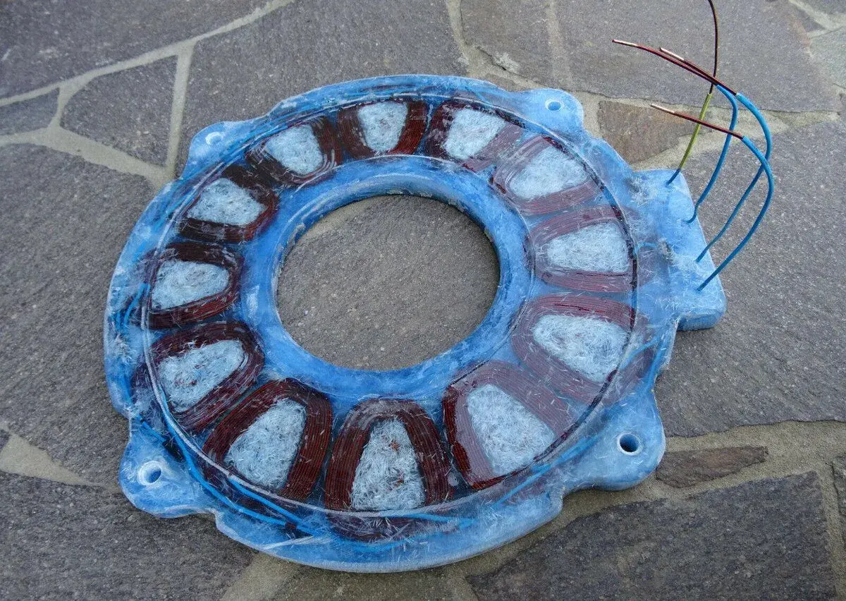 stator pro axiální generátor 3-5kw/300RPM